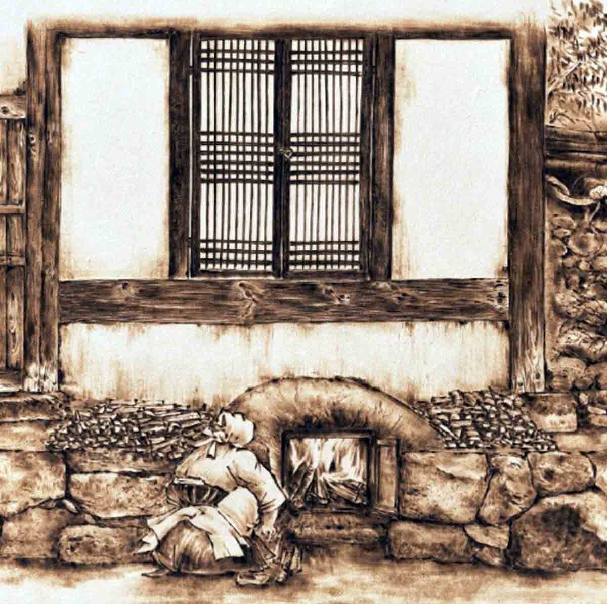 korean fire warmth ondol