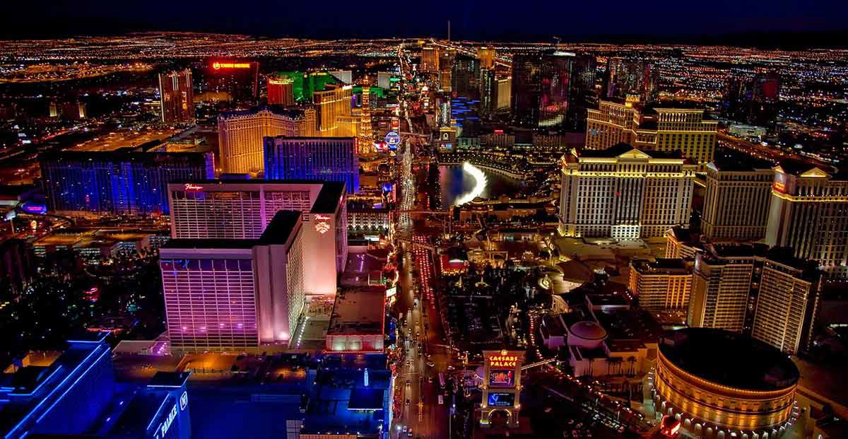 las vegas at night