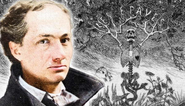 Charles Baudelaire and Les Épaves illustration