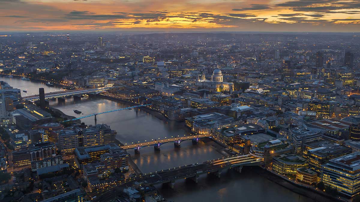london shard night