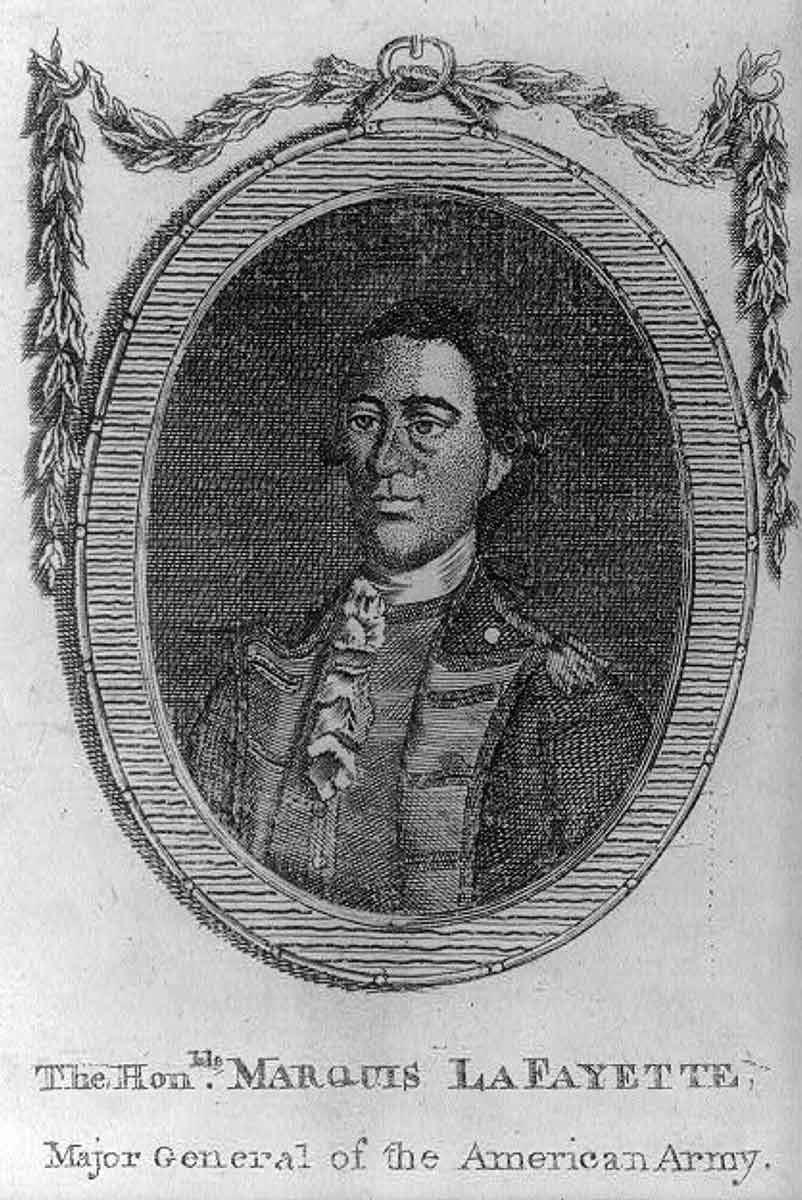 major general marquis lafayette