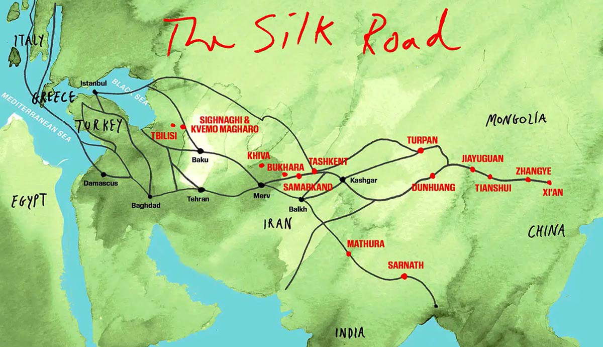 How Did the Han and Tang Dynasties Help Establish the Silk Road?