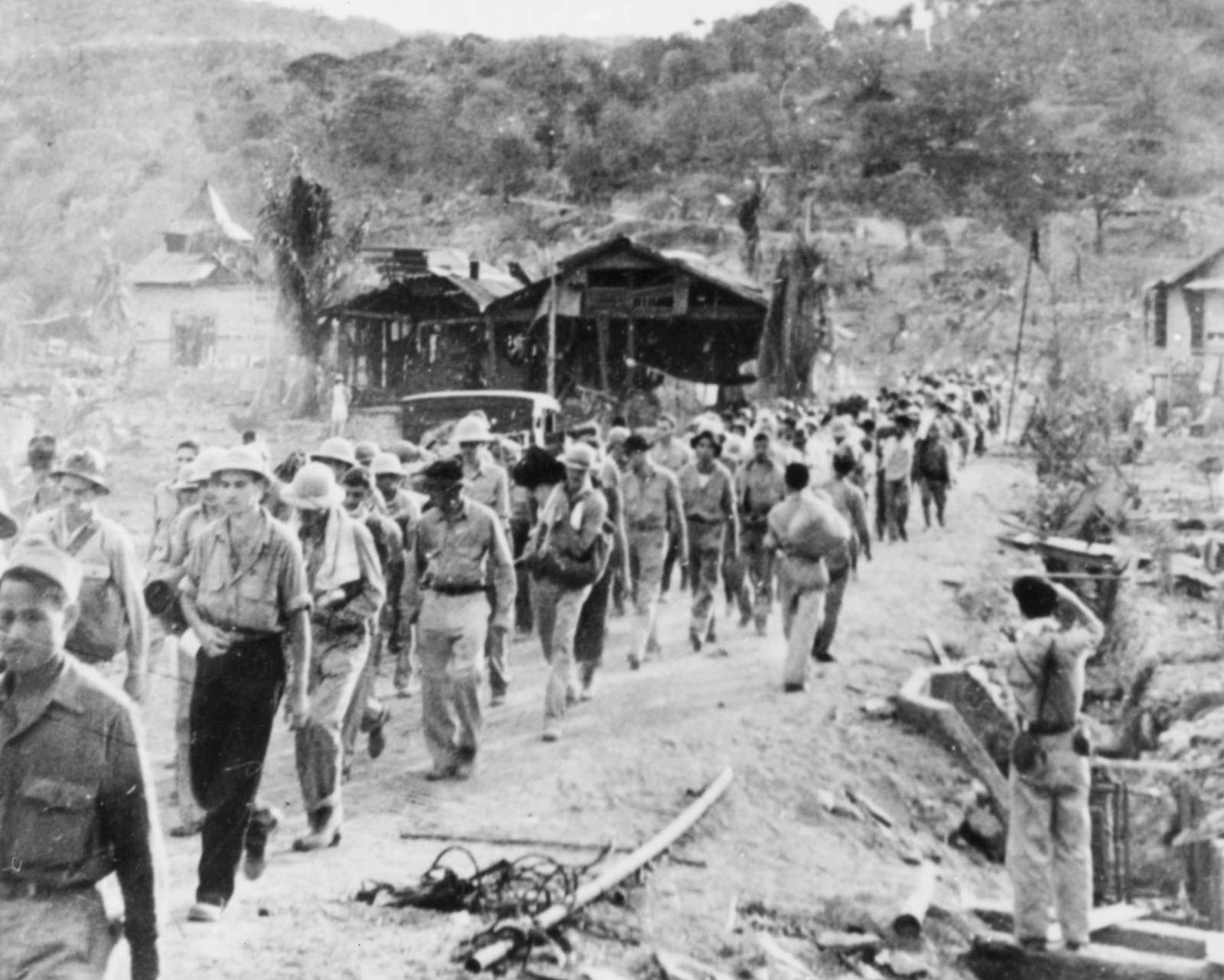 marching soldiers bataan