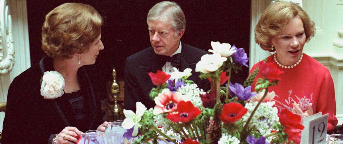 margaret thatcher carters state dinner