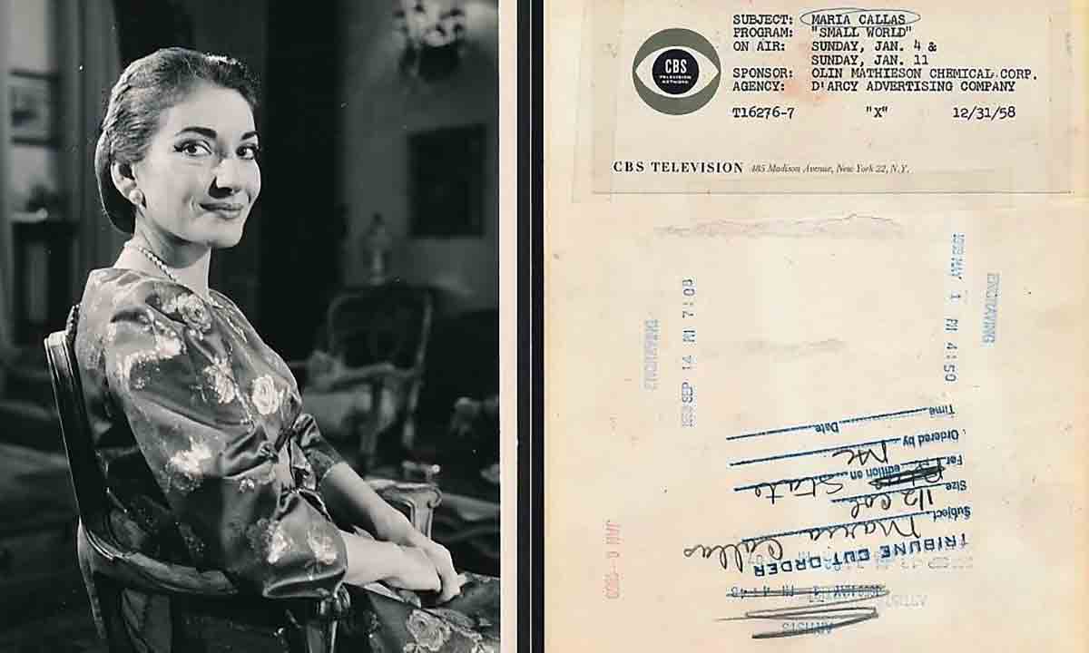 maria callas cbs talk show 1958