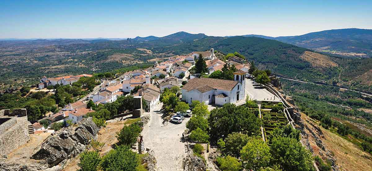marvao hilltop landscape alentejo portugal