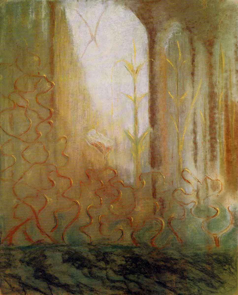 mikalojus konstantinas ciurlionis world of mars painting