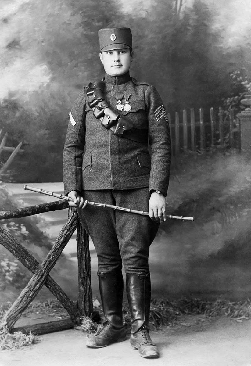 milunka savic uniform full body portait