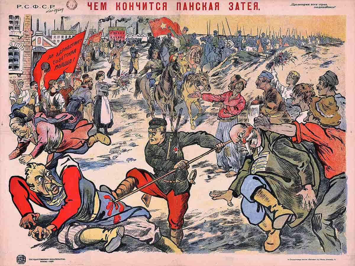 mukharsky stepan polish soviet war poster