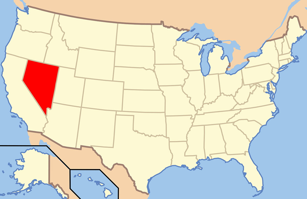 nevada map usa