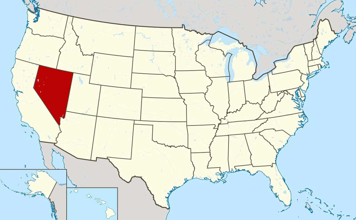 nevada state map
