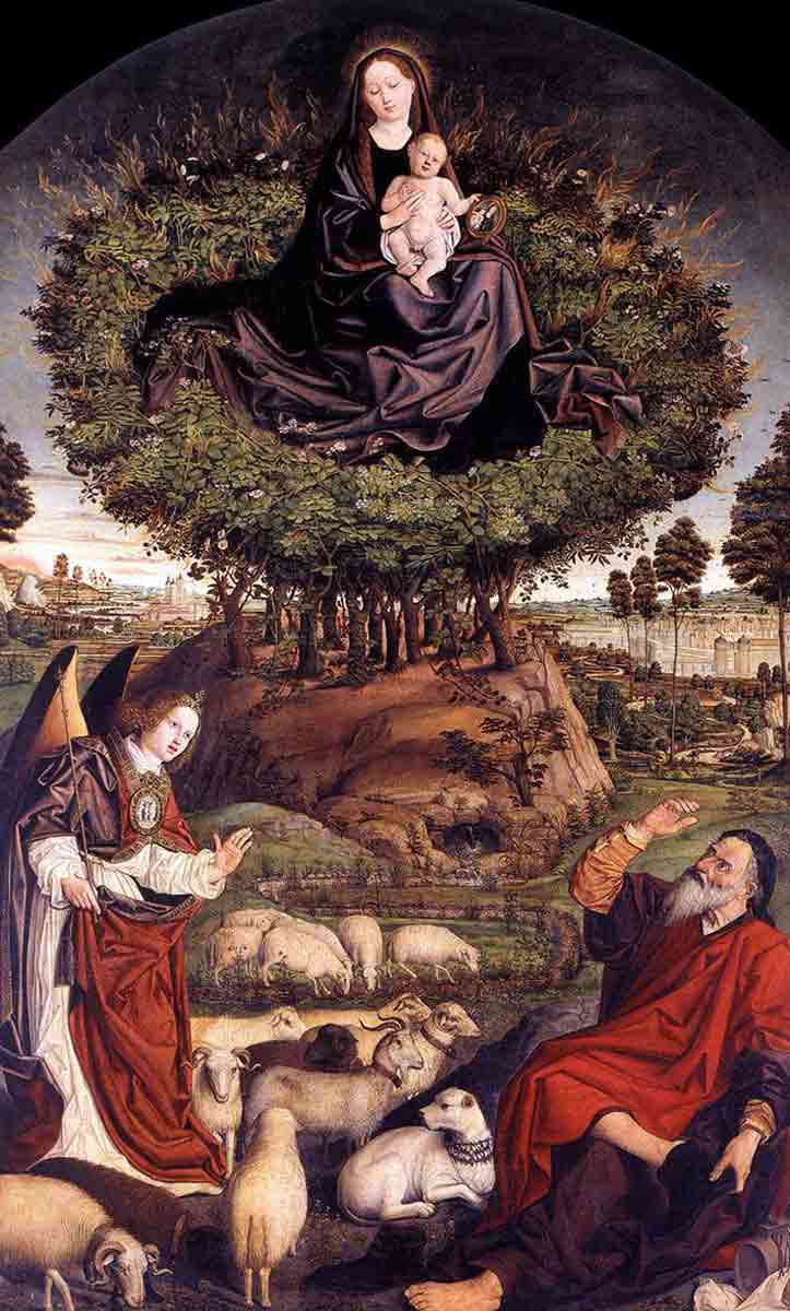 nicolas froment burning bush painting