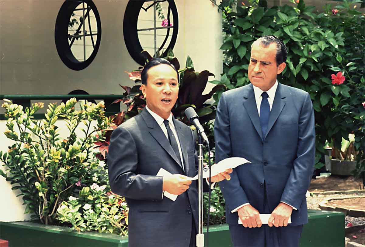 nixon nguyen van thieu 1969