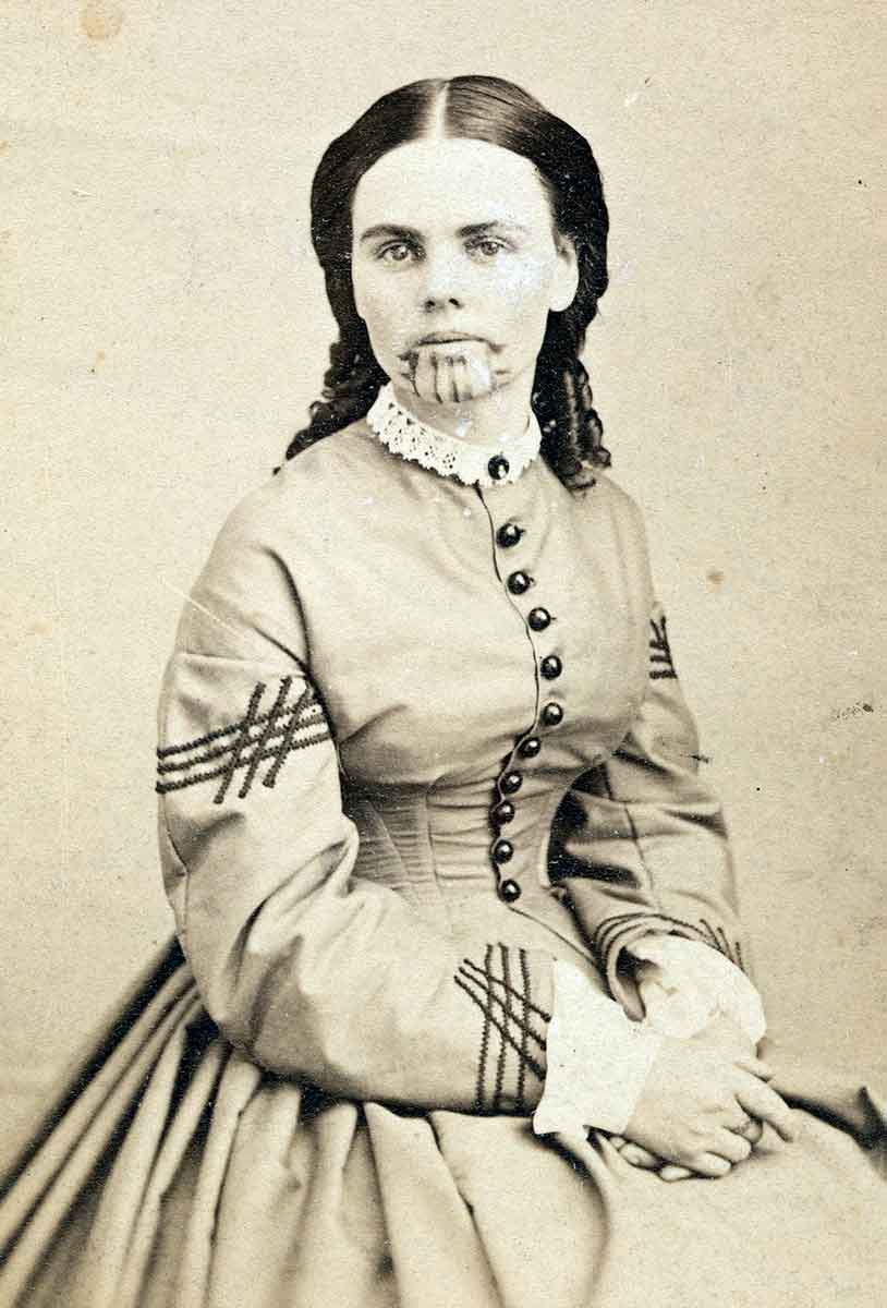 olive oatman 1863 portrait