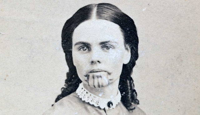 Olive Oatman circa 1863, photographed by Benjamin F. Powelson