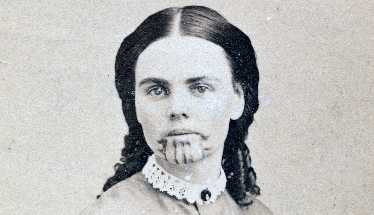 Olive Oatman circa 1863, photographed by Benjamin F. Powelson