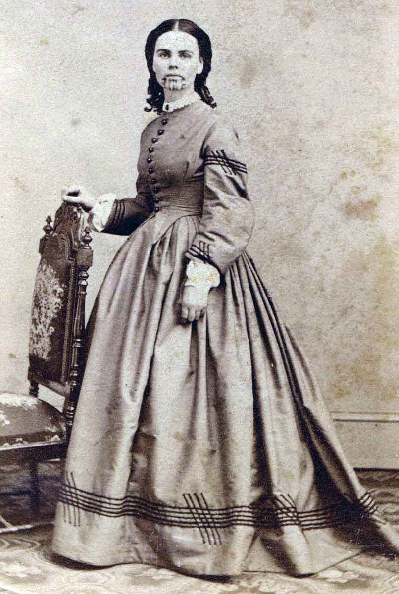 olive oatman standing portrait