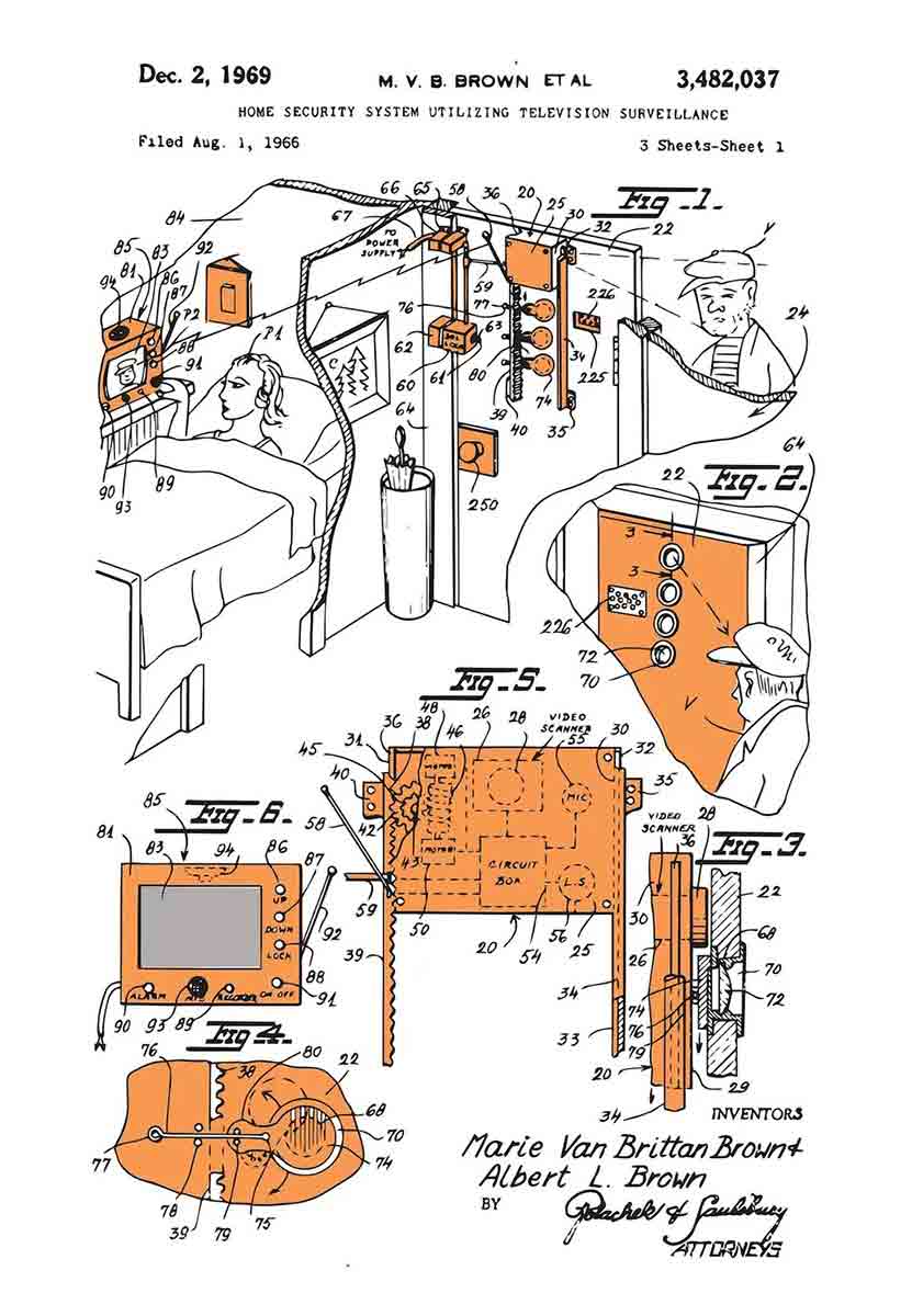 patent home security system