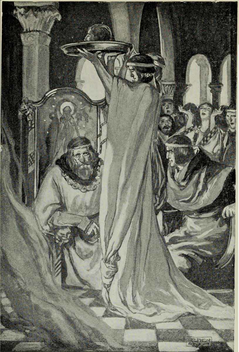 peredur severed head myths legends celtic 1910