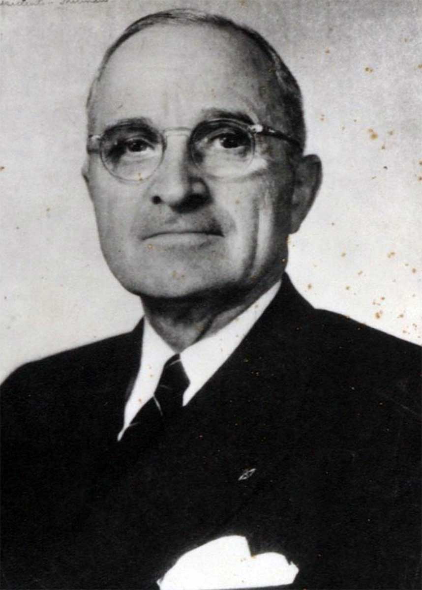 photograph president harry truman