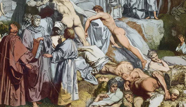 plague of florence colorized 1348