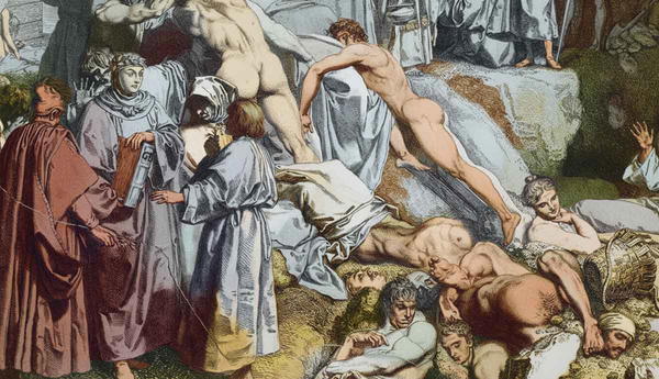 plague of florence colorized 1348