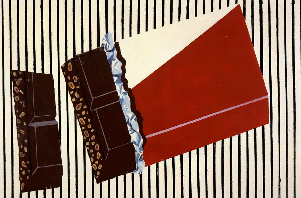 polke chocolate painting