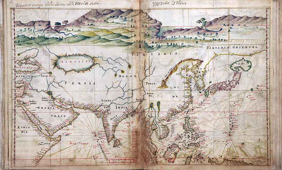 portuguese map asia