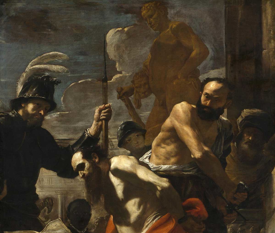 preti the martyrdom of saint paul painting