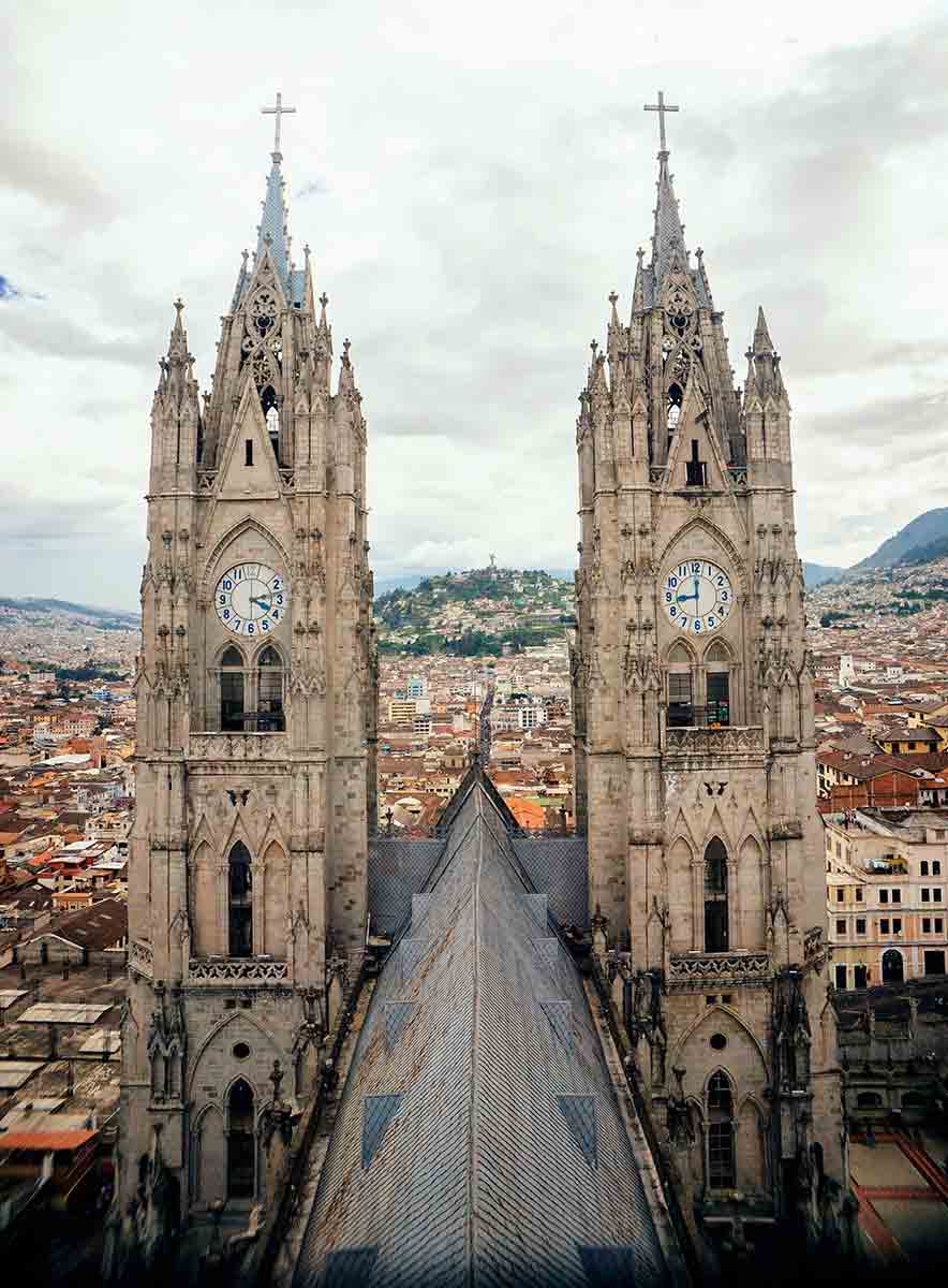 quito cathedral colonial cities south america