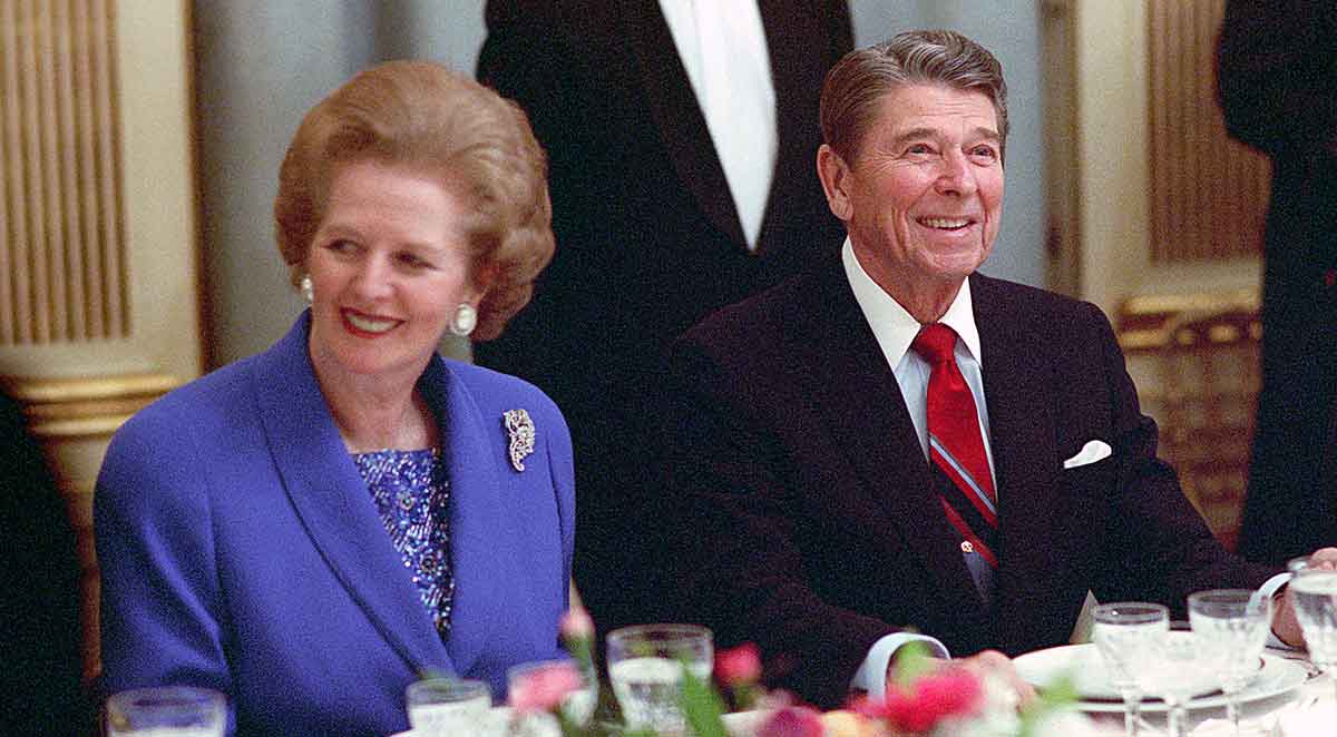 reagan thatcher dinner