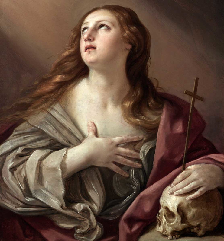 reni the penitent magdalene painting