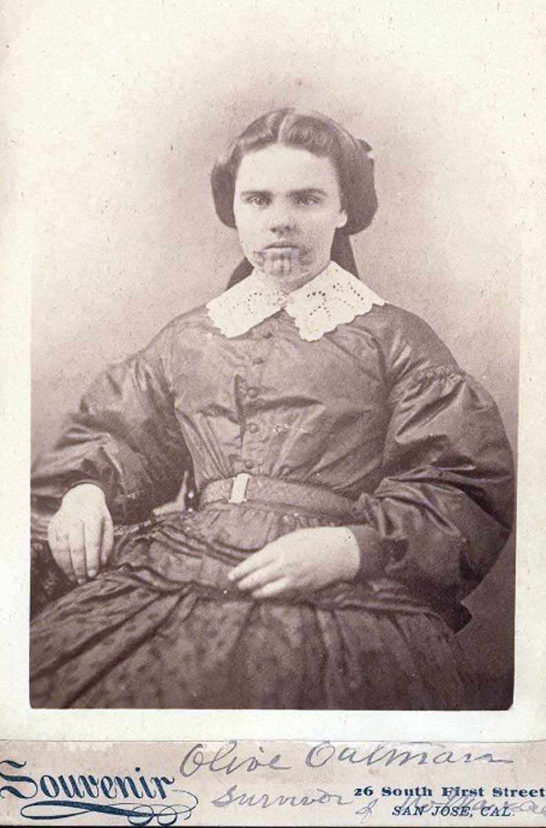 seated young olive oatman