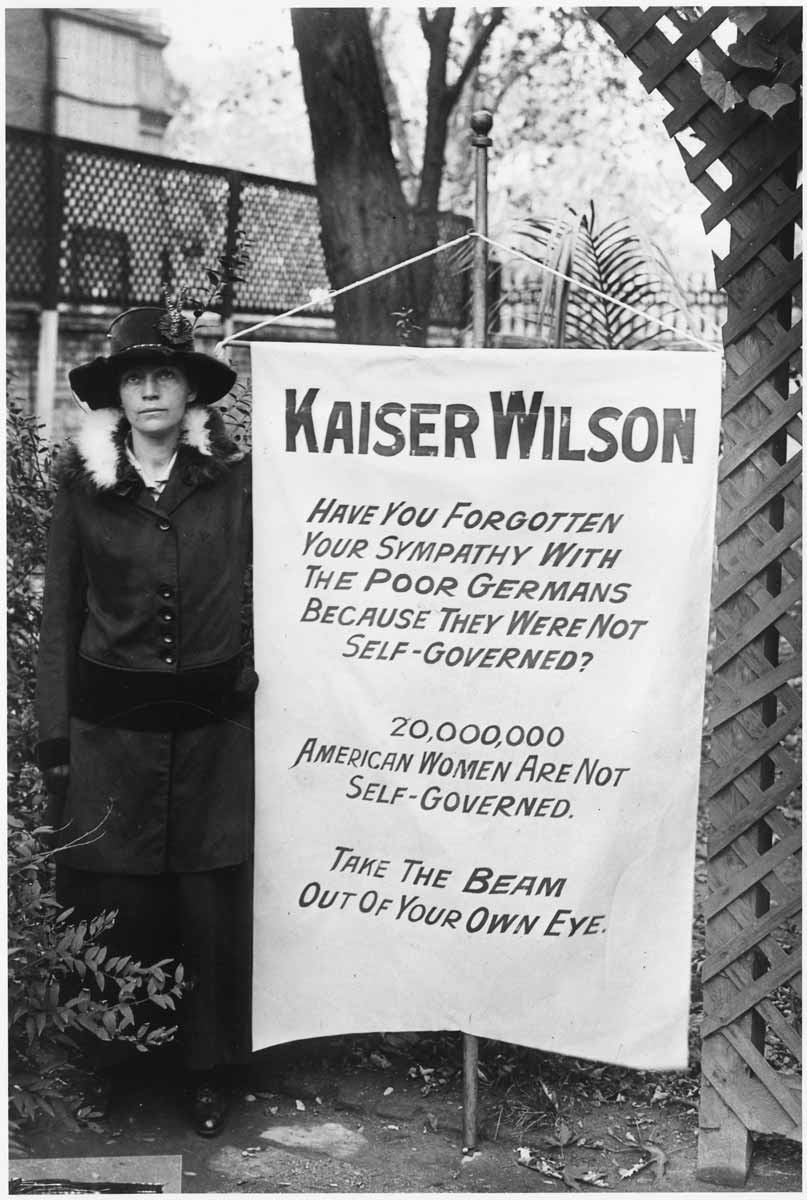 silent sentinel white house picketer