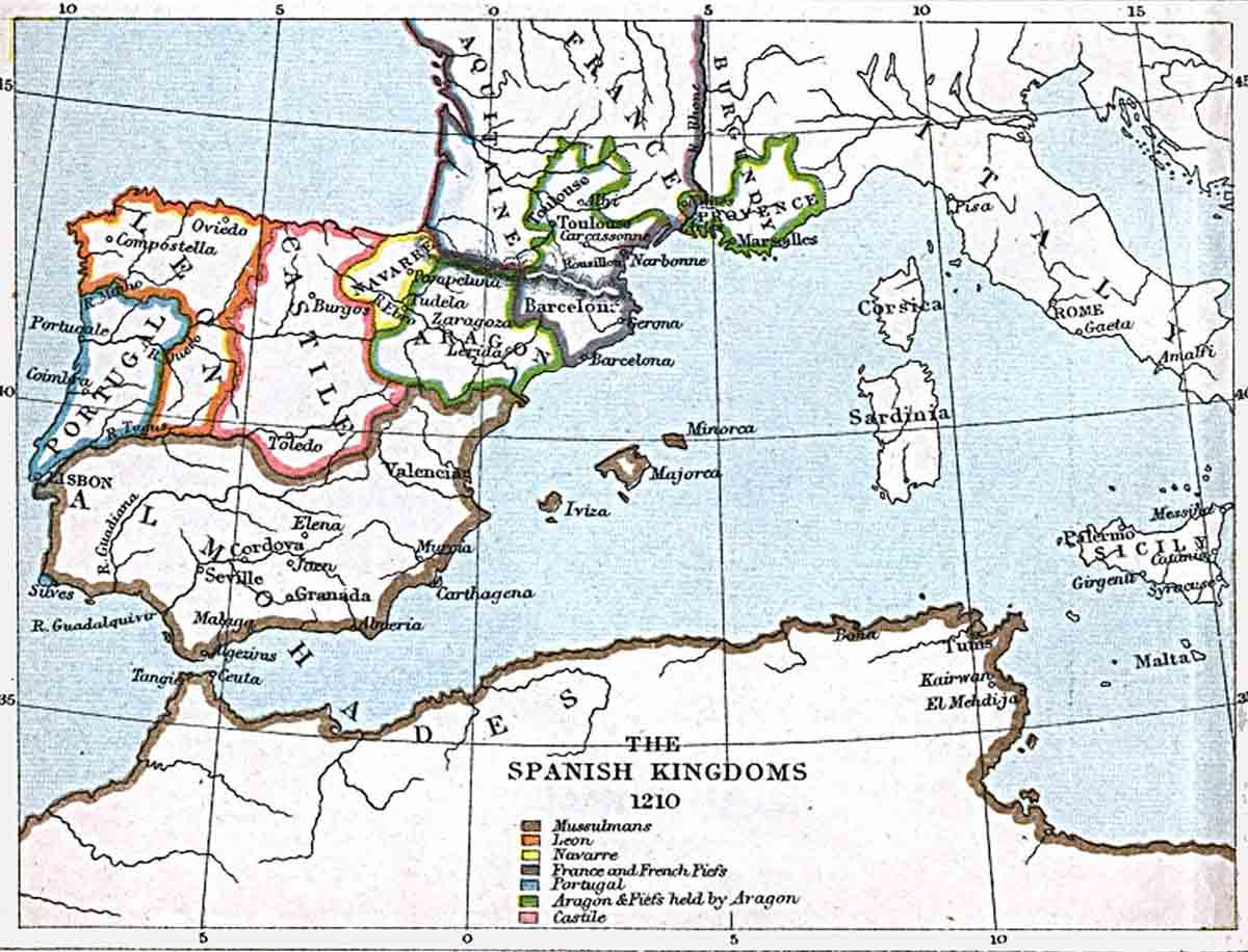 spanish kingdoms map conversos