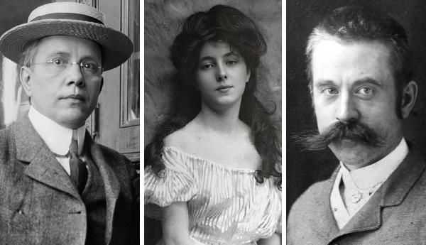 Stanford White scandal figures in portraits