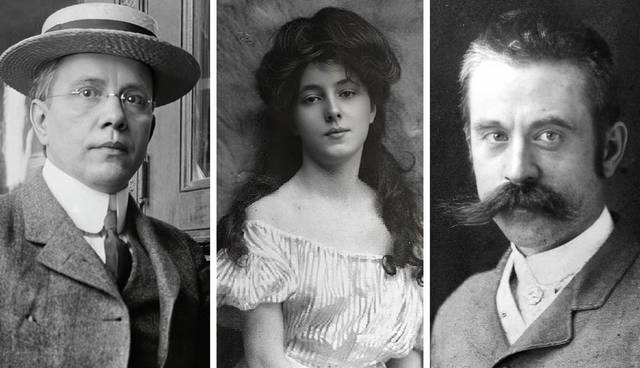 Stanford White scandal figures in portraits