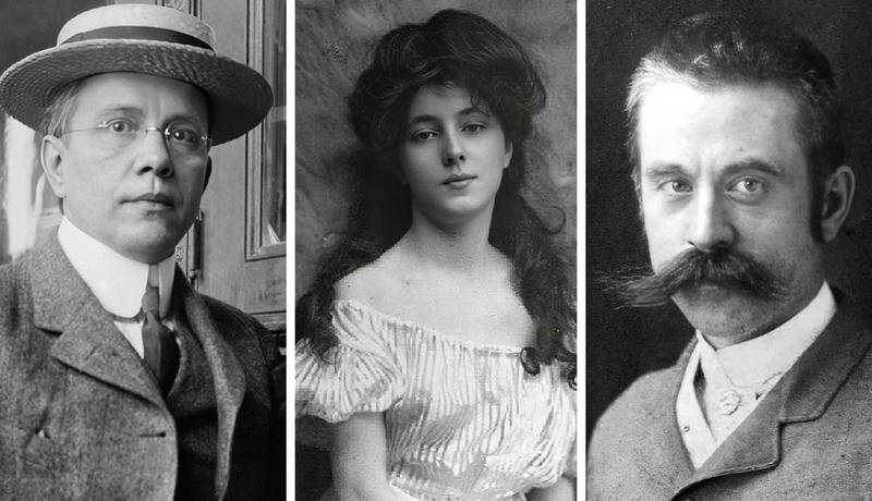 Stanford White scandal figures in portraits