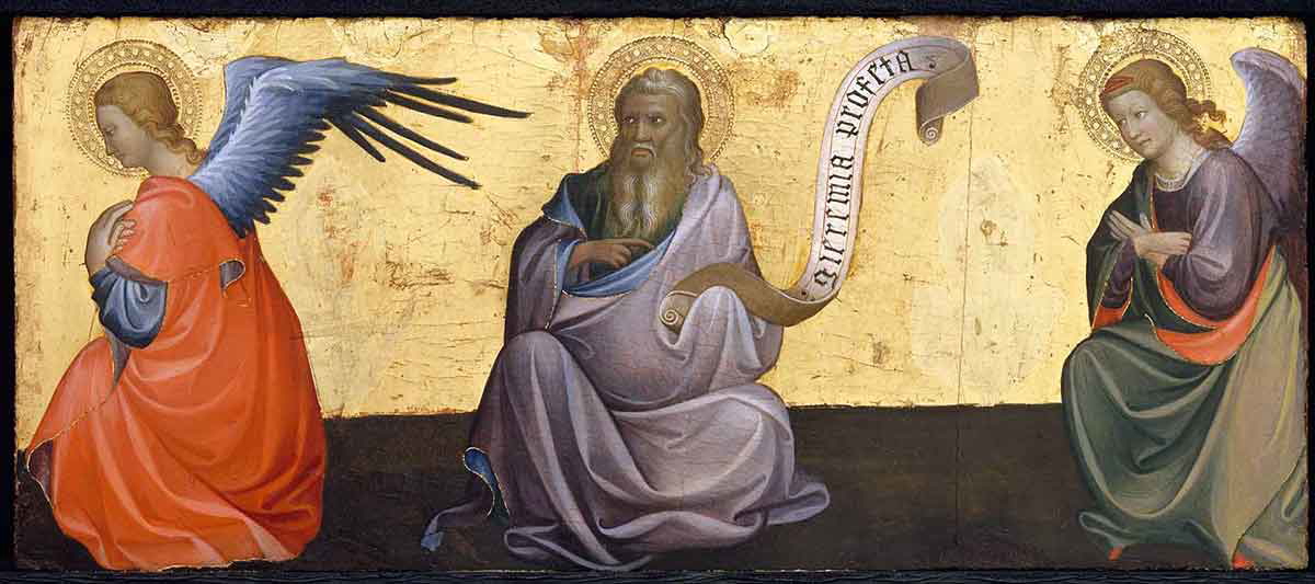 starnina jeremiah with two angels painting