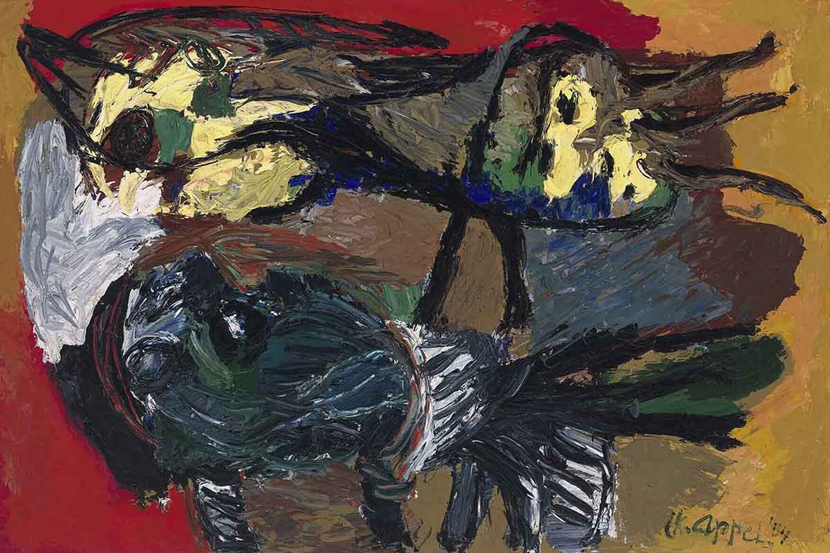 tachisme appel painting painting