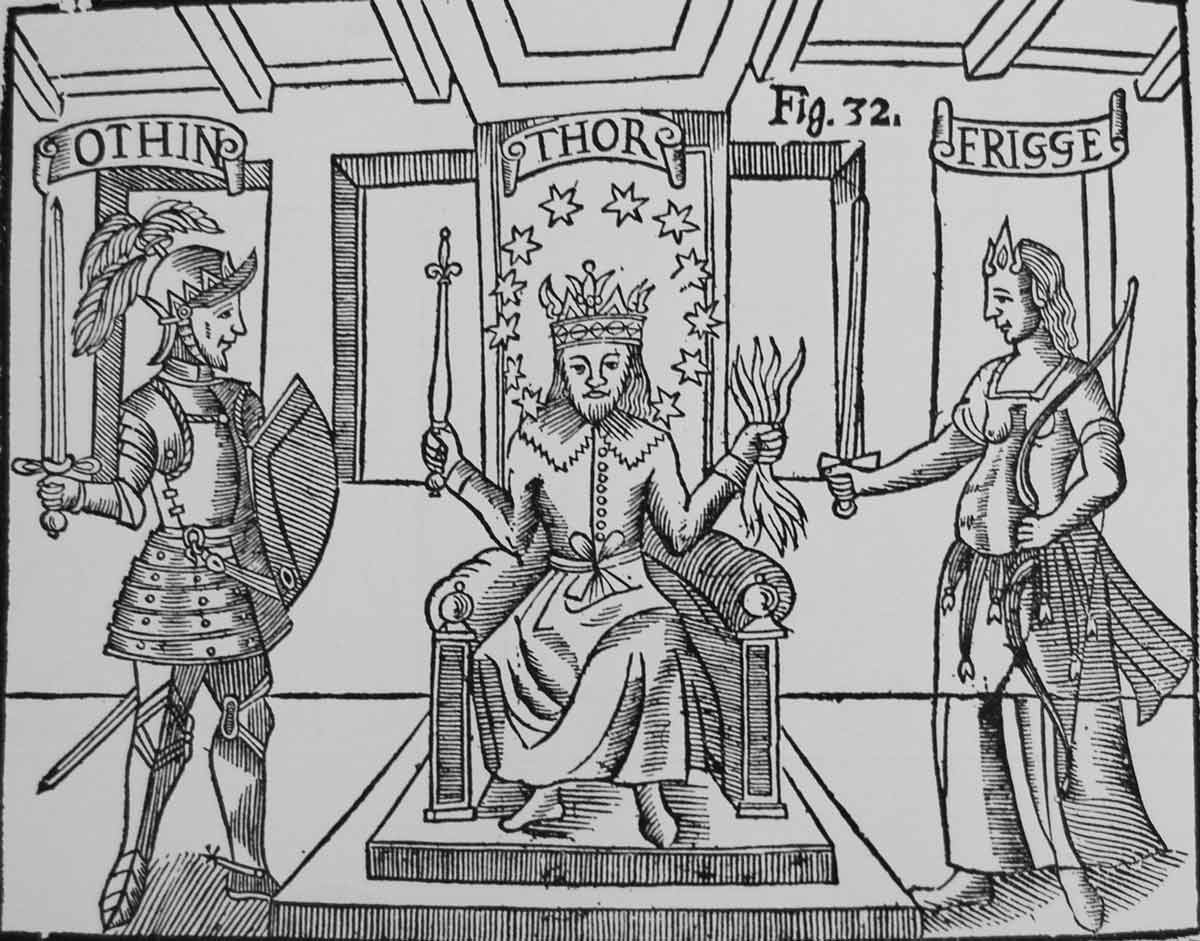 thor enthroned rudbeck