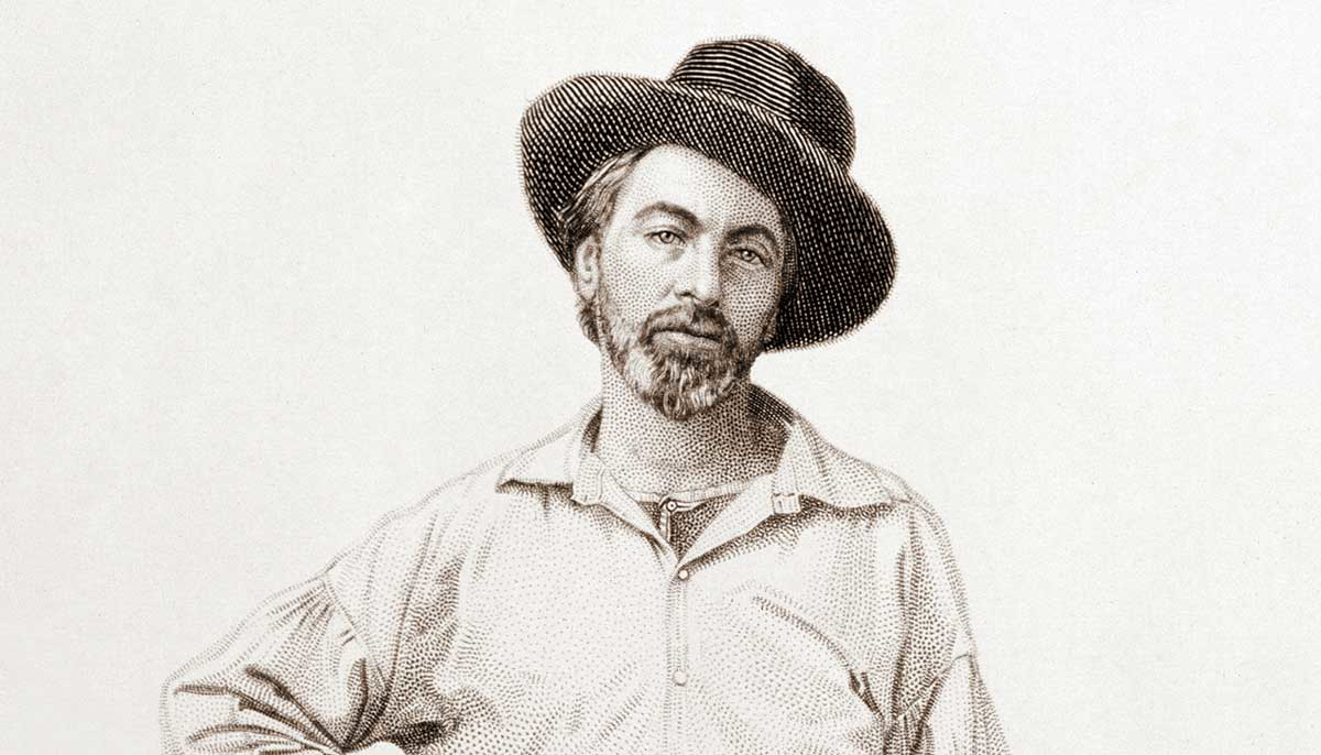 walt whitman portrait engraving