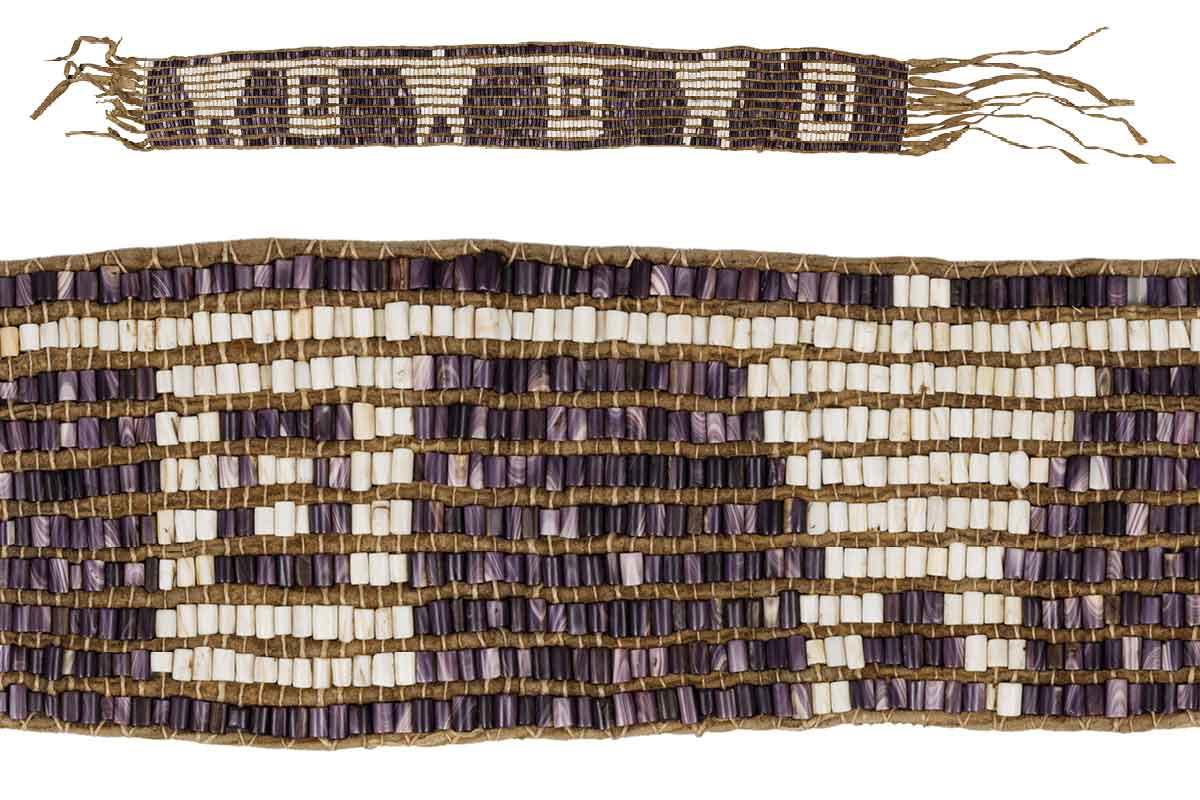 wampum belt shells first nations north america
