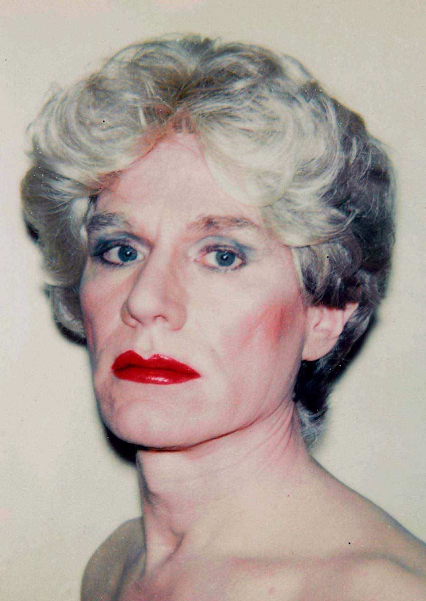 warhol drag photo