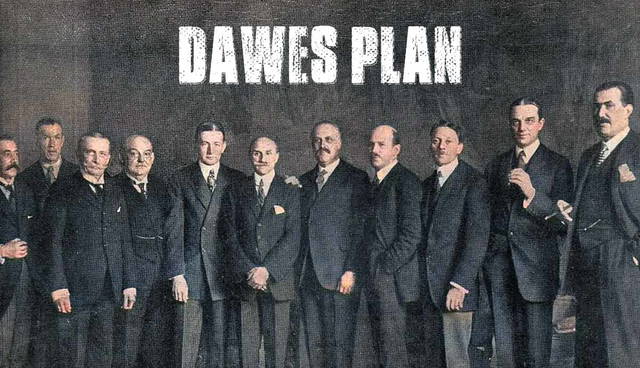 Dawes Committee members standing together