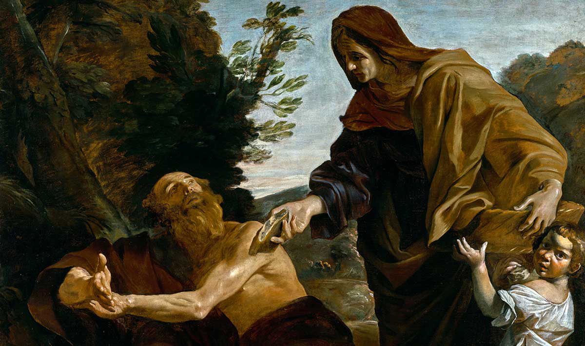 widow feeds elijah lanfranco