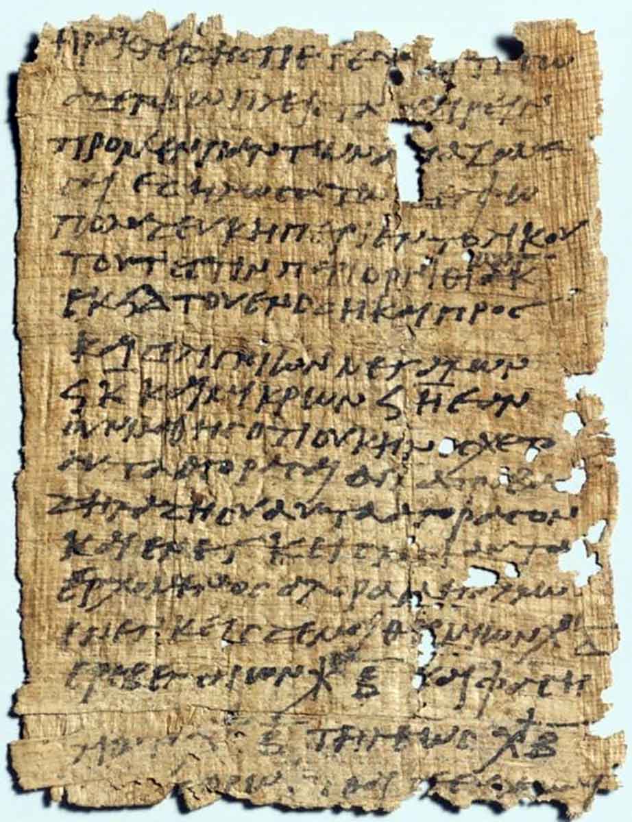 3rd century letter ancient greece