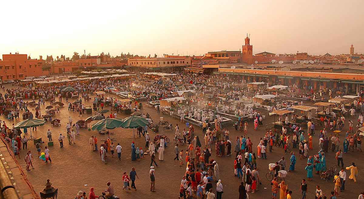 Jemaa el Fnaa Square medina marrakesh morocco