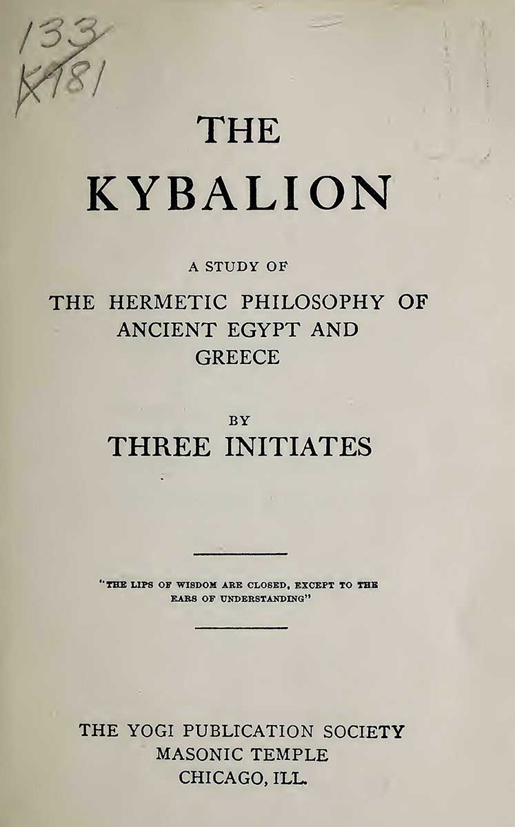 Kybalion 1908