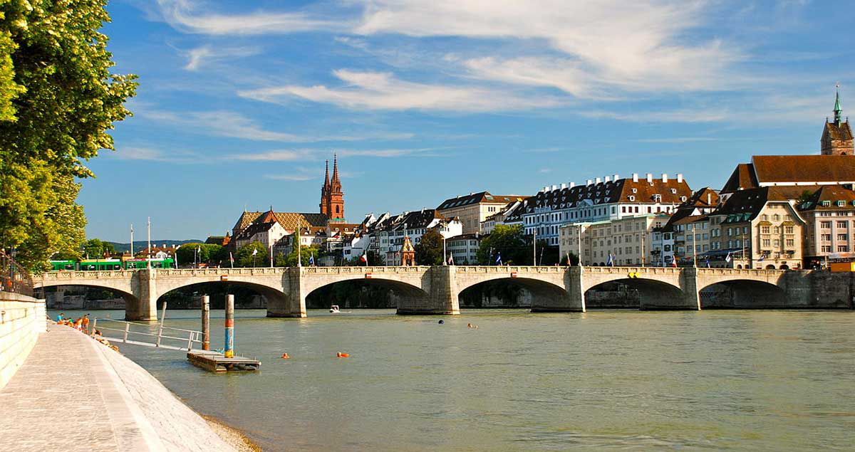 Middle Bridge Basel Switzerland